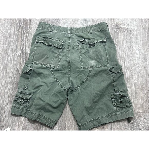 Bum Equipment Cargo Short Men's Size 34 Cargo Pockets Outdoor Army Green - Picture 7 of 7